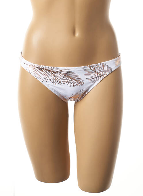 Chiloți de baie alb ANTIGEL femeie