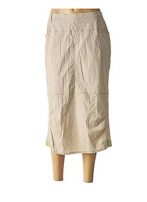 Fustă midi bej JEAN GABRIEL femeie