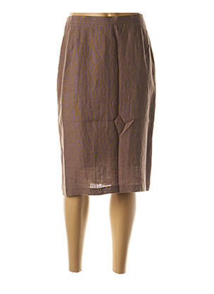 Fustă midi maro JEAN GABRIEL femeie
