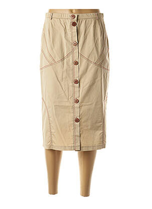 Fustă midi bej JEAN GABRIEL femeie