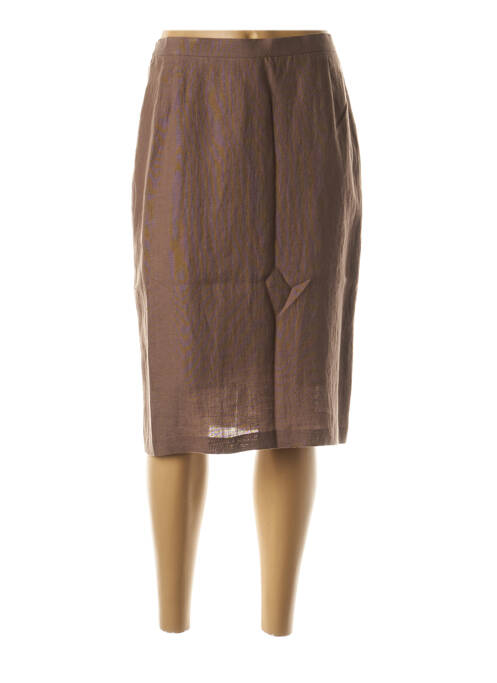 Fustă midi maro JEAN GABRIEL femeie