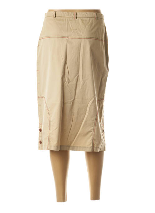 Fustă midi bej JEAN GABRIEL femeie