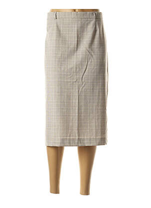 Fustă midi bej PIERRE D'ARLANC femeie