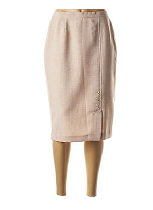 Fustă midi bej FRANCOISE F femeie