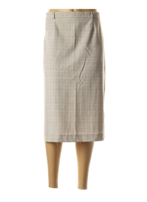 Fustă midi bej PIERRE D'ARLANC femeie