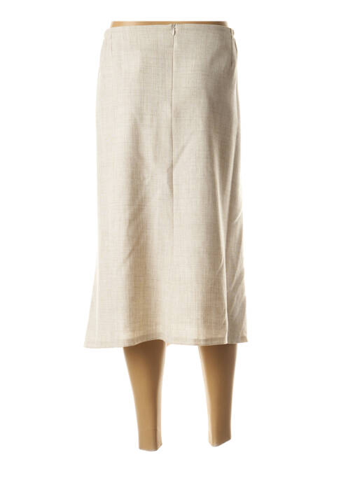 Fustă midi bej GUY DUBOUIS femeie