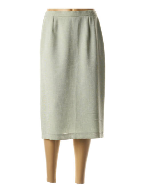 Fustă midi verde FRANCOISE DE FRANCE femeie