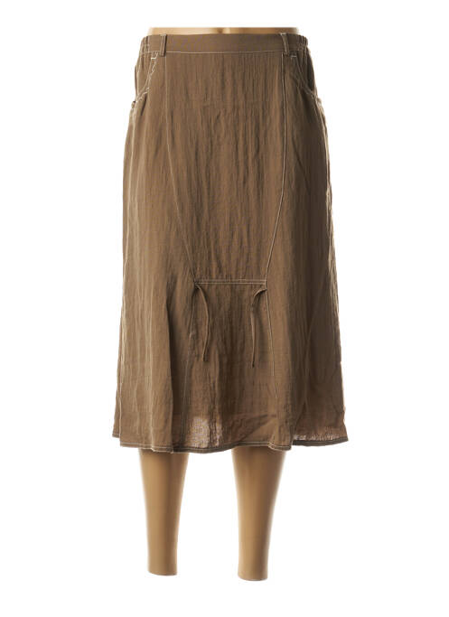 Fustă midi maro TELMAIL femeie