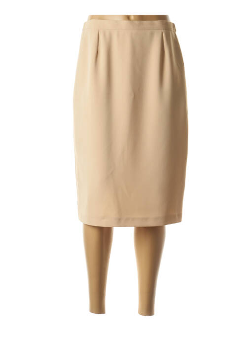 Fustă midi bej GUY DUBOUIS femeie