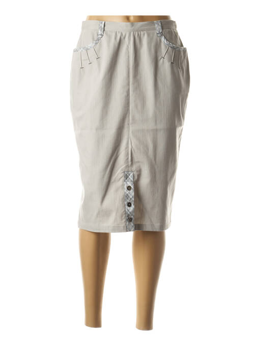 Fustă midi gri FRANCOISE F femeie