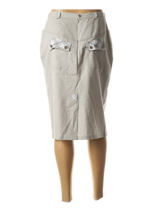 Fustă midi gri FRANCOISE F femeie