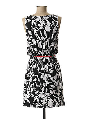 Rochie midi imprimeu floral fără mâneci negru YSABEL MORA femeie