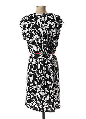 Rochie midi imprimeu floral mâneci scurte negru YSABEL MORA femeie
