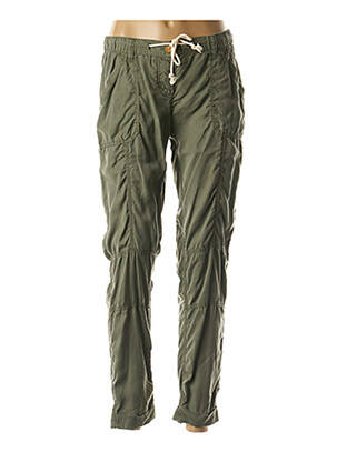 Pantalon subțire verde PROTEST femeie