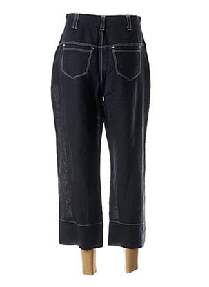 Pantalon trei sferturi croială dreaptă talie înaltă albastru SEAFOLLY femeie