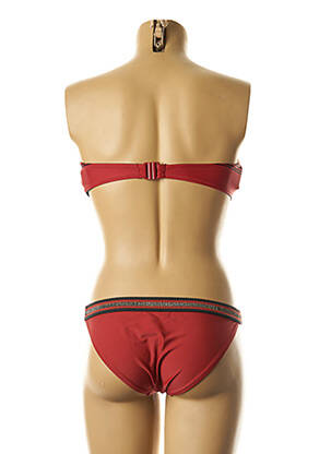 Costum de baie din două piese închidere cu agrafă top sutien modelat roșu YSABEL MORA femeie