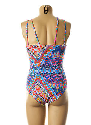 Costum de baie dintr-o singură piesă imprimeu fantezie top sutien modelat albastru DAG ADOM femeie