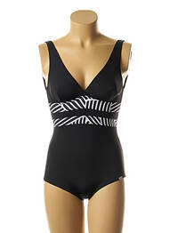 Costum de baie dintr-o singură piesă elasticitate negru PLAGE DU SUD femme