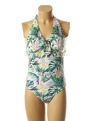 Costum de baie dintr-o singură piesă elasticitate top sutien modelat verde DAG ADOM femeie