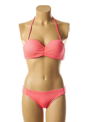 Costum de baie din două piese elasticitate top sutien modelat roz DAG ADOM femeie