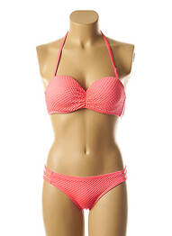 Costum de baie din două piese elasticitate top sutien modelat roz DAG ADOM femme