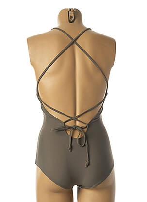 Costum de baie dintr-o singură piesă imprimeu fantezie top sutien modelat verde BRIGITTE BARDOT femeie