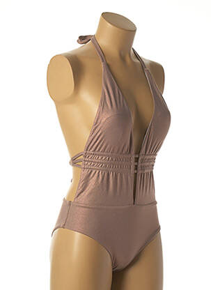 Costum de baie dintr-o singură piesă roz DAG ADOM femeie