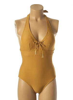 Costum de baie dintr-o singură piesă maro DAG ADOM femeie