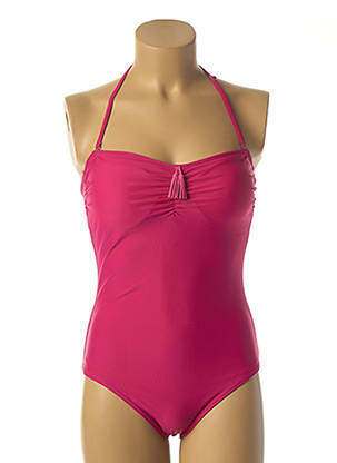 Costum de baie dintr-o singură piesă bretele elastice detașabile top sutien modelat roz DAG ADOM femeie