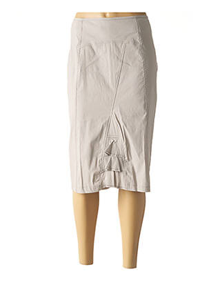 Fustă midi gri TELMAIL femeie