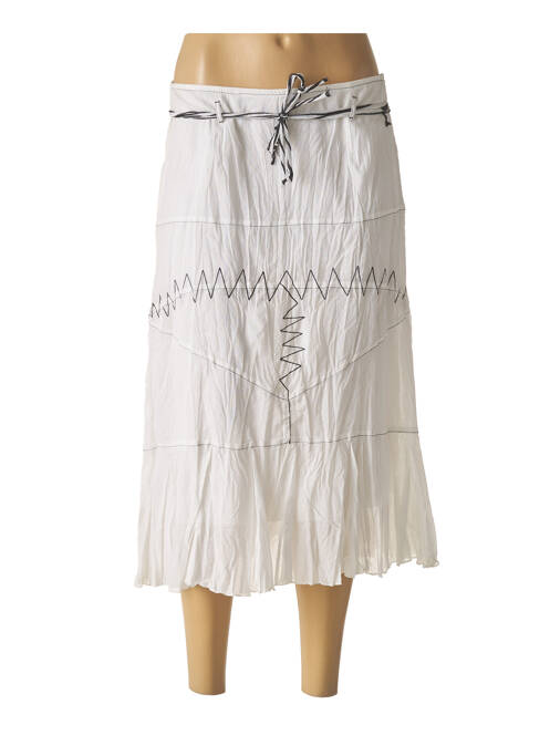 Fustă midi alb TELMAIL femeie