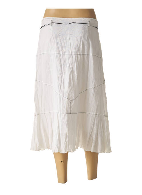 Fustă midi alb TELMAIL femeie