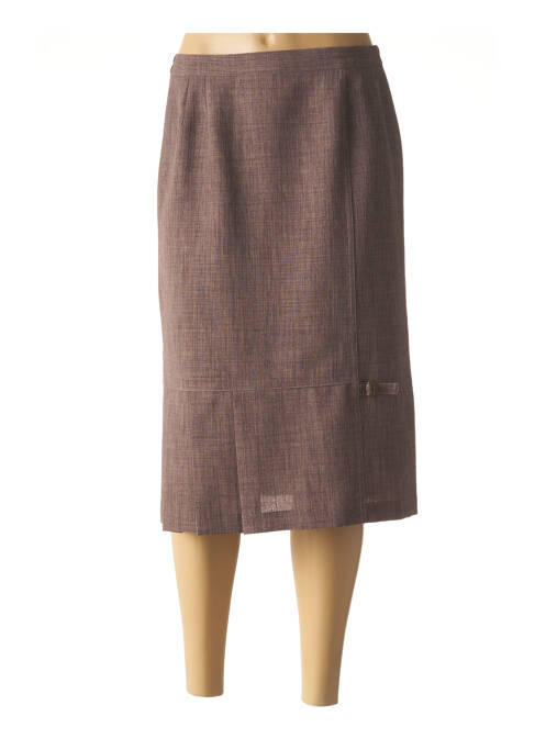 Fustă midi maro GEVANA femeie