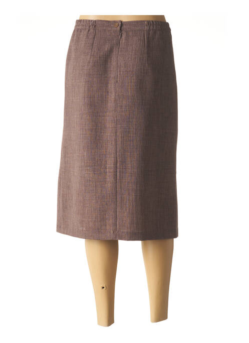 Fustă midi maro GEVANA femeie