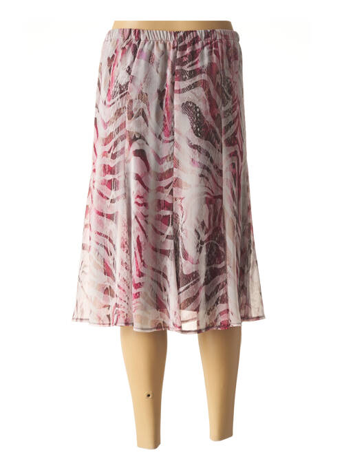 Fustă midi roz GEVANA femeie