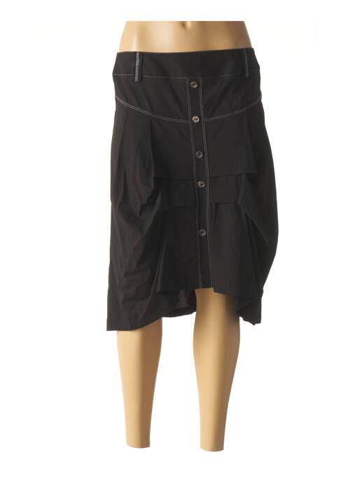 Fustă midi negru FEMMES JE VOUS AIME femeie