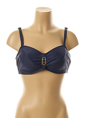 Sutien de costum de baie elasticitate albastru FANTASIE femeie