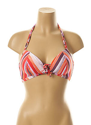Sutien de costum de baie elasticitate top sutien modelat portocalie FREYA femeie
