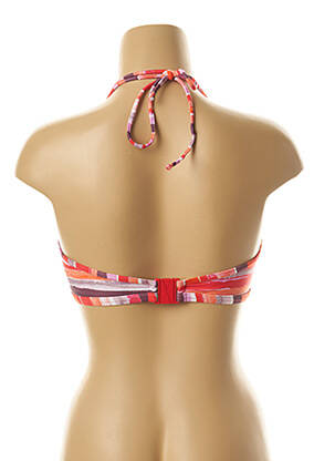 Sutien de costum de baie elasticitate top sutien modelat portocalie FREYA femeie