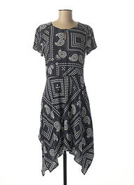 Rochie midi mâneci scurte mâneci scurte albastru IKKS femeie