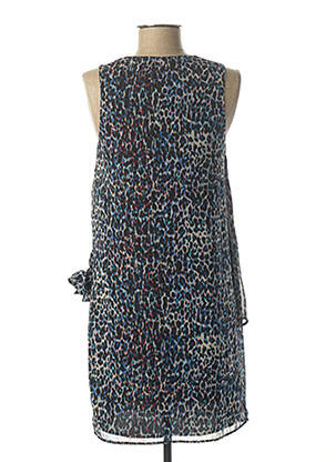 Rochie midi croială fluidă fără mâneci albastru IKKS femeie