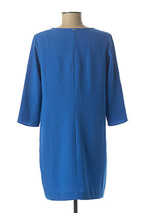 Rochie midi mâneci 3/4 mâneci 3/4 albastru IKKS femeie