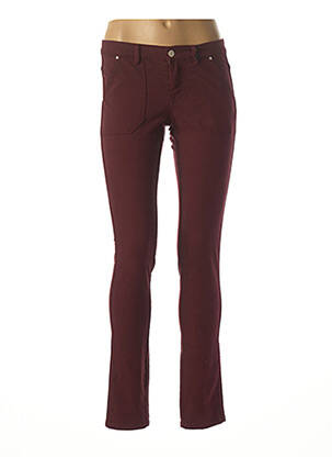 Pantalon subțire talie joasă violet IKKS femeie
