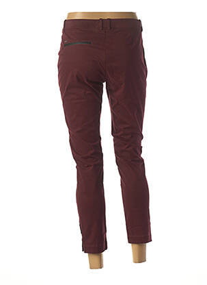 Pantalon 7/8 închidere cu fermoar sub clapetă cu cârlig mărime normală violet IKKS femeie