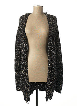 Vestă cu mâneci lungi negru IKKS femeie