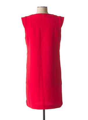Rochie scurtă mâneci scurte mâneci scurte roșu IKKS femeie