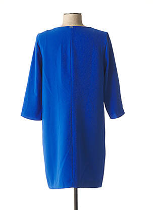 Rochie midi mâneci 3/4 mâneci 3/4 albastru IKKS femeie