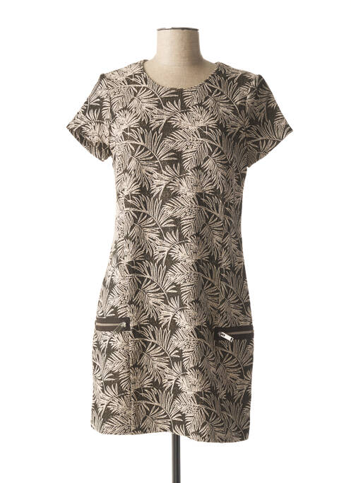 Rochie scurtă maro IKKS femeie