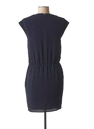 Rochie scurtă mâneci scurte mâneci scurte albastru IKKS femeie