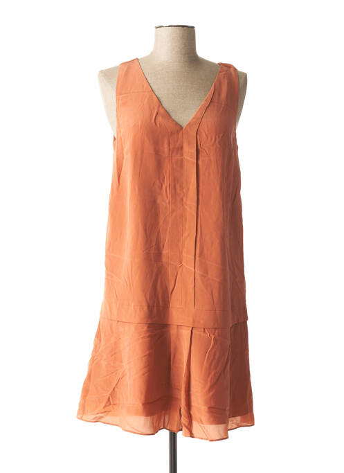 Rochie scurtă maro IKKS femeie